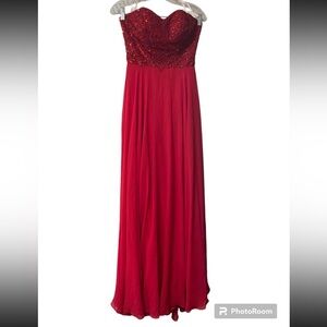 ALYCE Paris Red Formal Dress Size 2 worn once